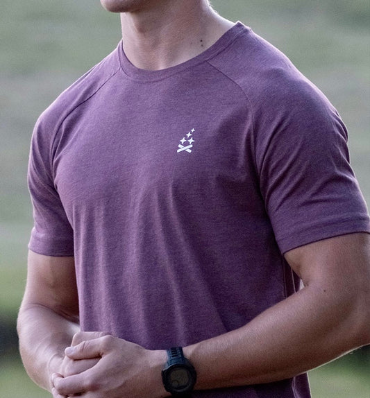 Night Explorer Tee - Maroon