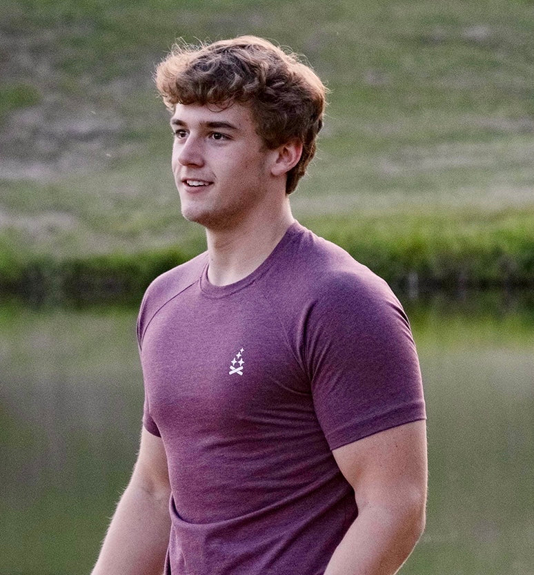 Night Explorer Tee - Maroon