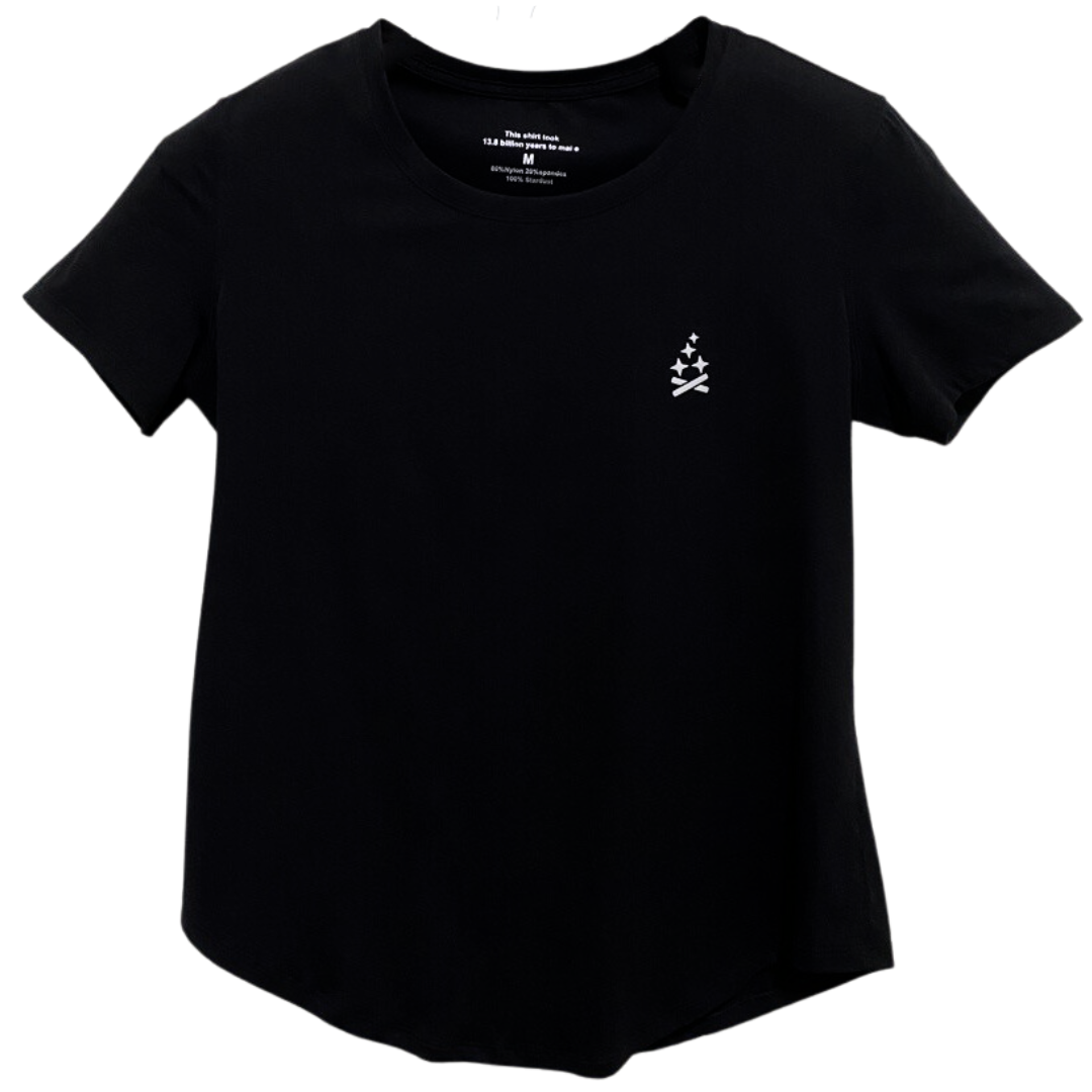 Women's Soft Tech Active Wear Tee - Black