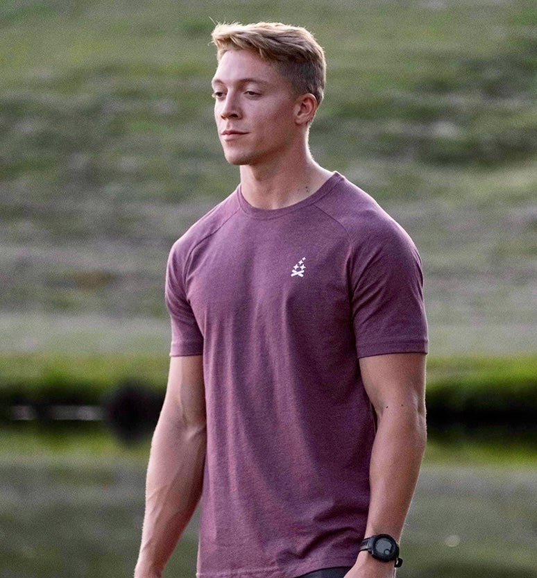 Night Explorer Tee - Maroon