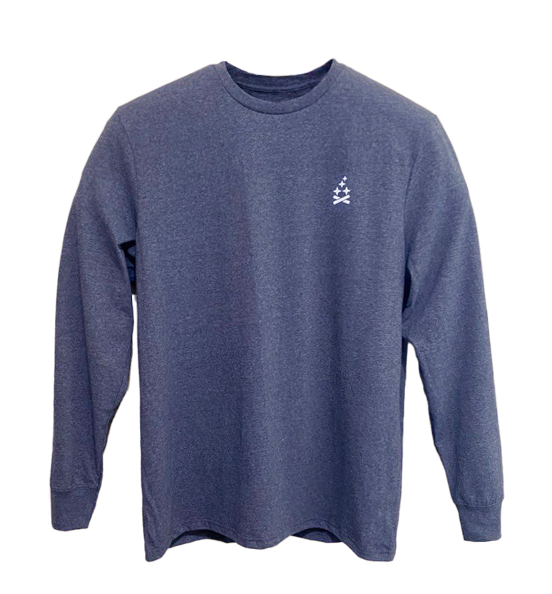 Carpe Noctum Long Sleeve Tee (Back Print) - Navy