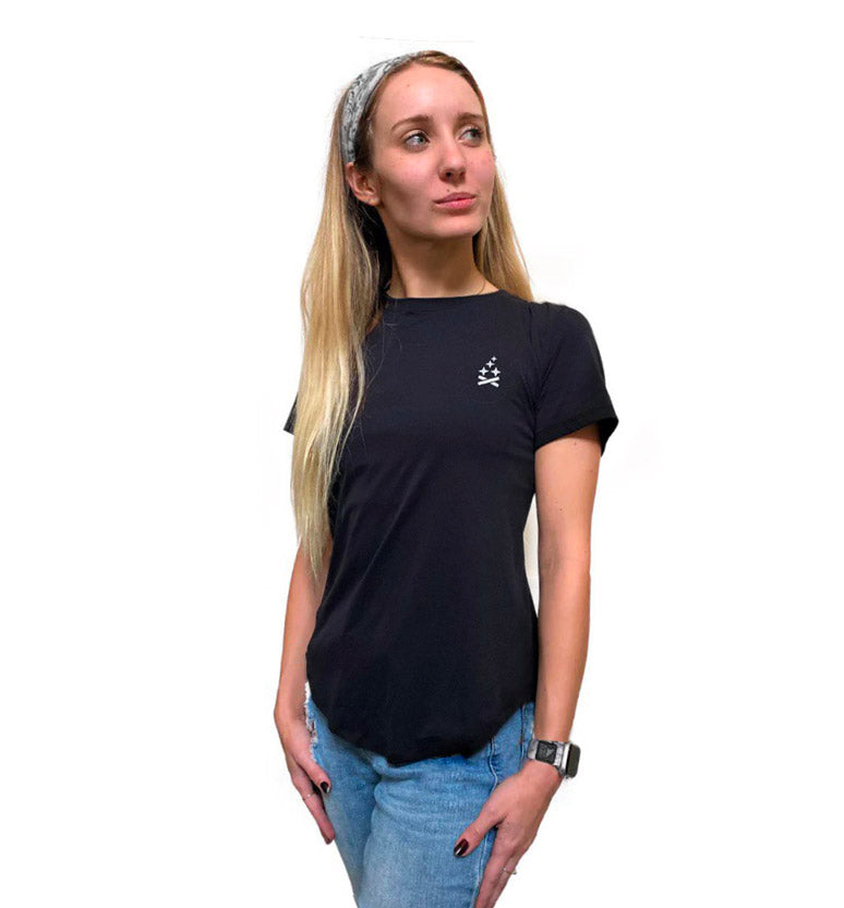 Women's Soft Tech Active Wear Tee - Black