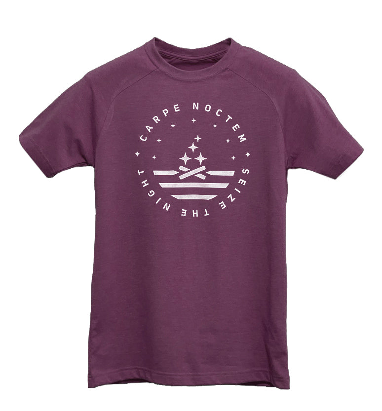 Carpe Noctum Tee - Maroon