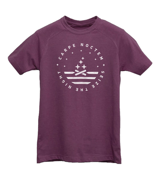 Carpe Noctum Tee - Maroon